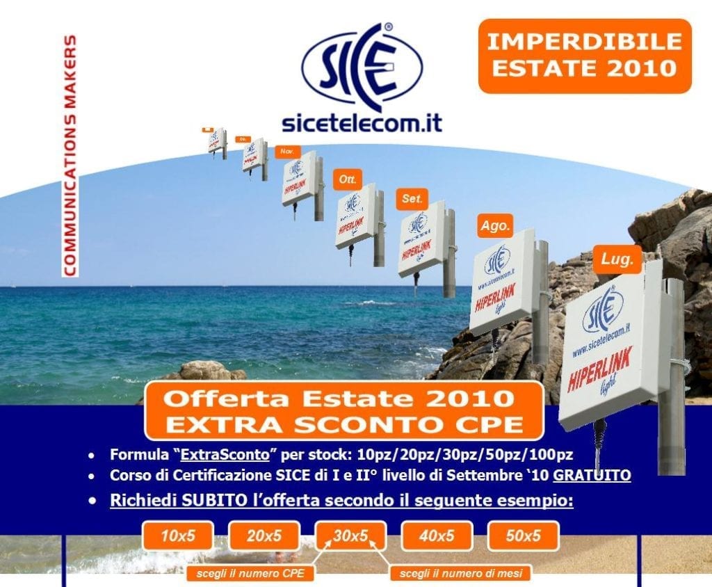 Promo CPE Estate '10: risparmia soldi