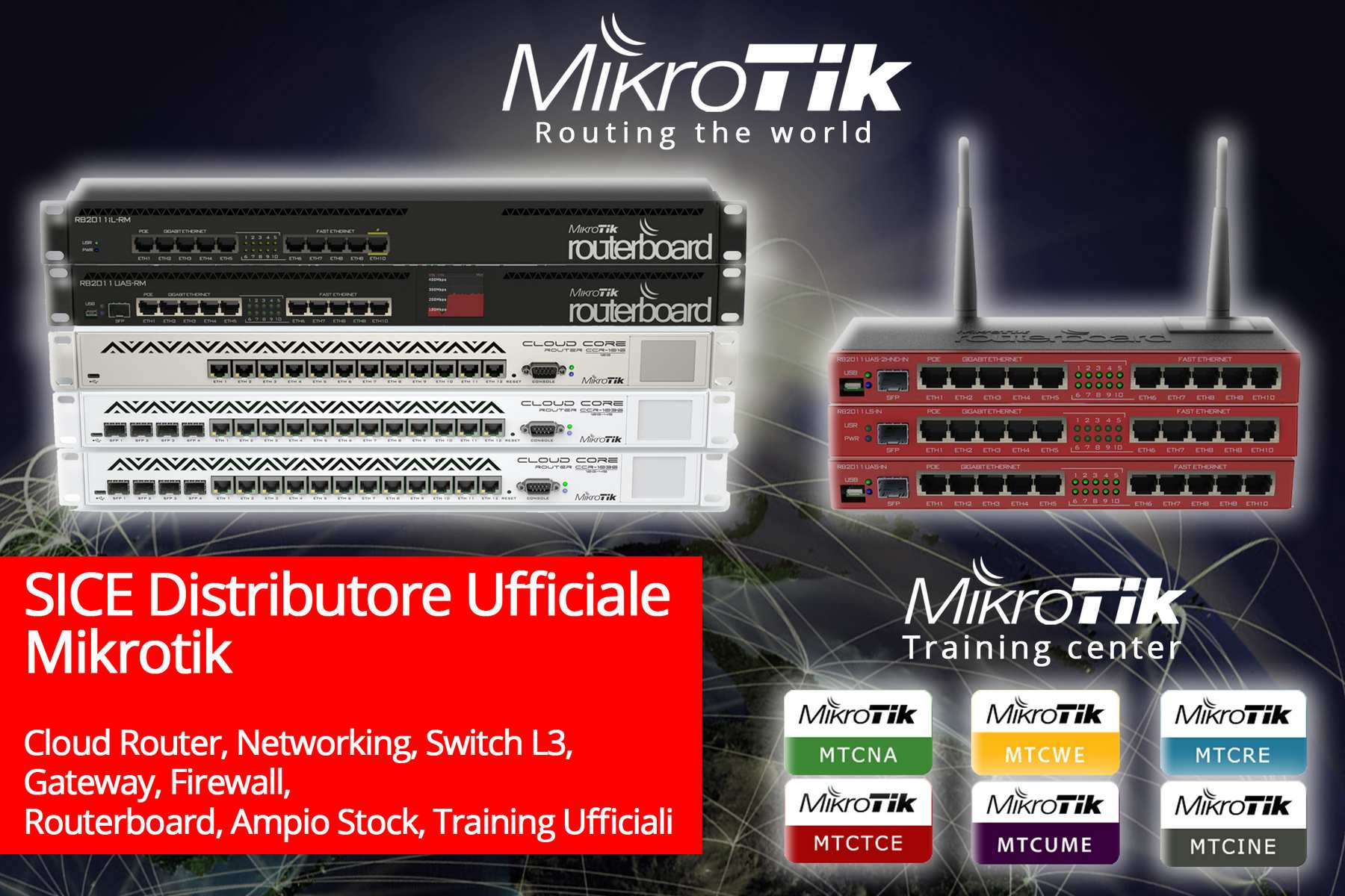 SICE Distributore Ufficiale Mikrotik