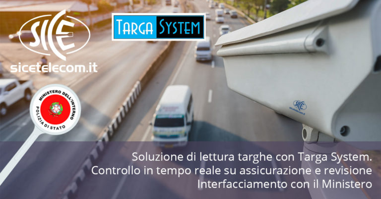 Soluzione di lettura targhe Targa System: controllo in tempo reale su assicurazione