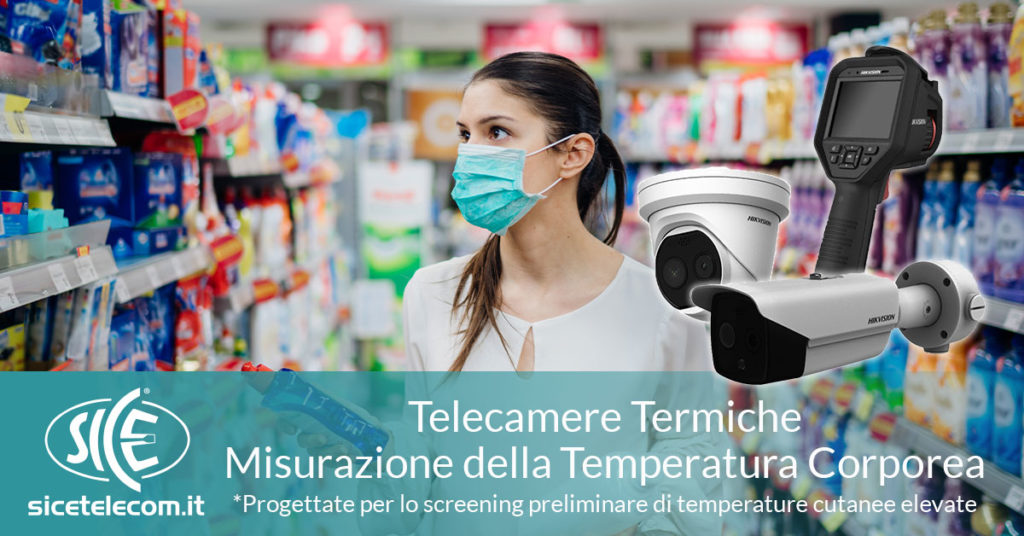 telecamere screening temperatura corporea SICE