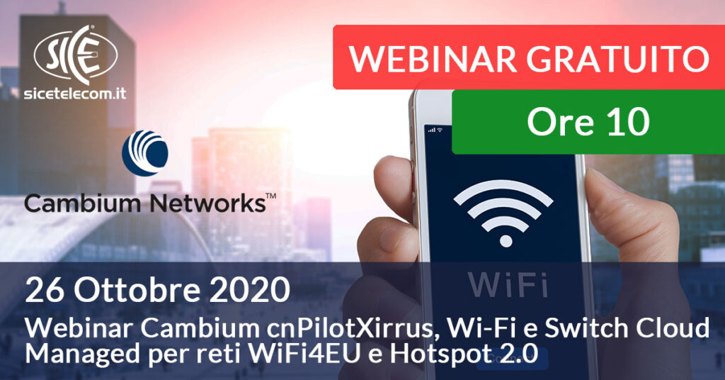 webinar cambium cnpilot ottobre SICE