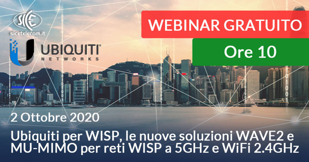 webinar ubiquiti SICE 2 ottobre 2020
