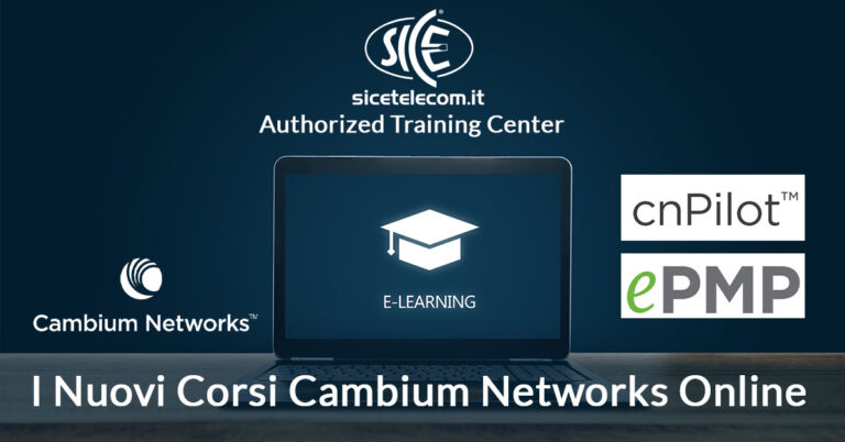 corsi online cambium networks SICE