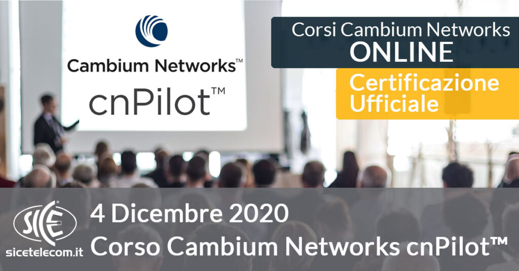 Corso Online Cambium