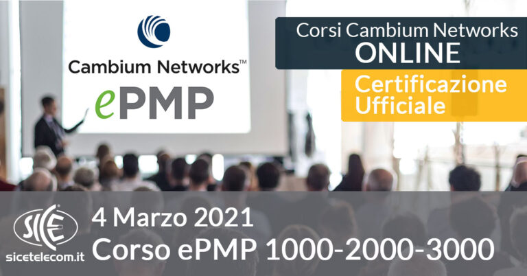 Corso Online Cambium Networks ePMP