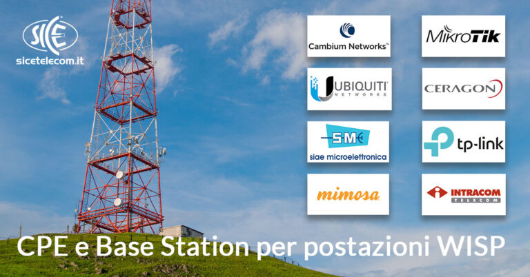 SICE distributore CPE e base station per wisp