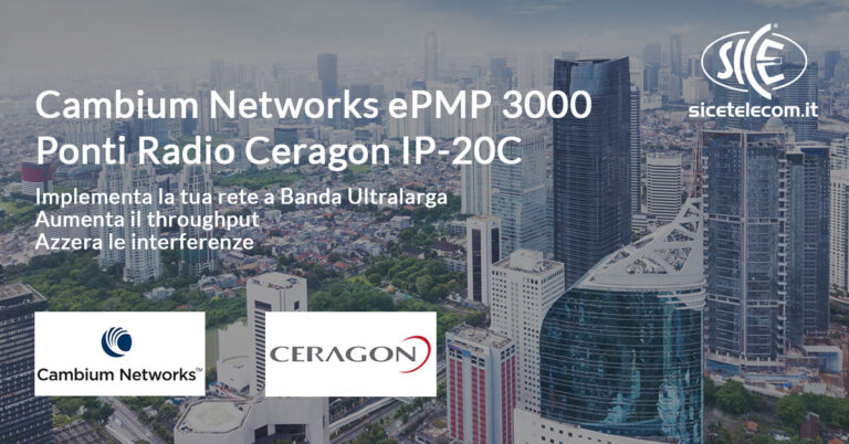 SICE distributore base station cambium epmp 3000