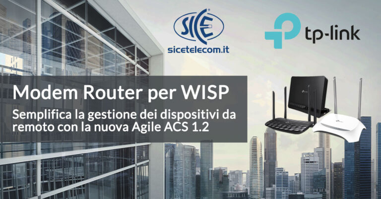 SICE distributore modem router per wisp TP-Link