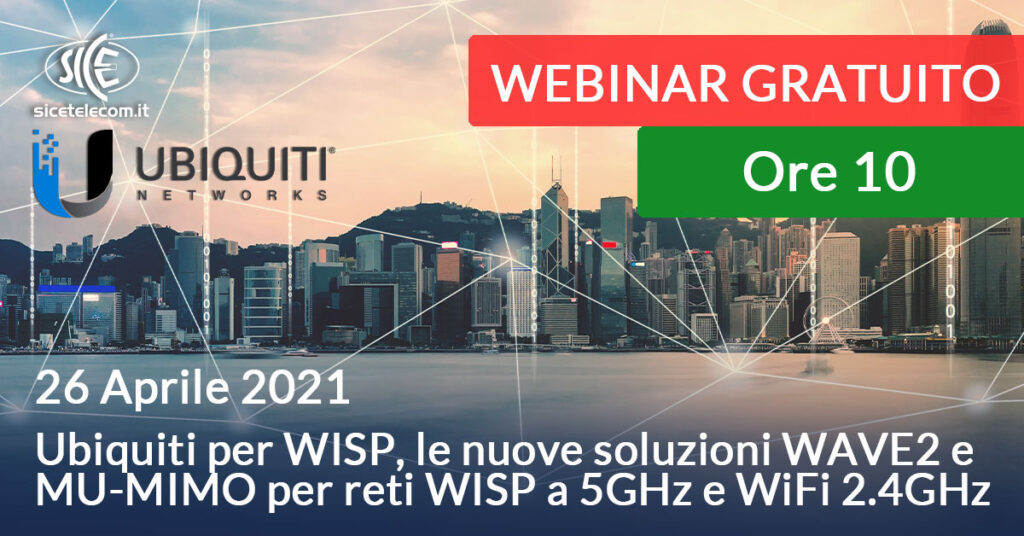 webinar Ubiquiti 26 aprile 2021