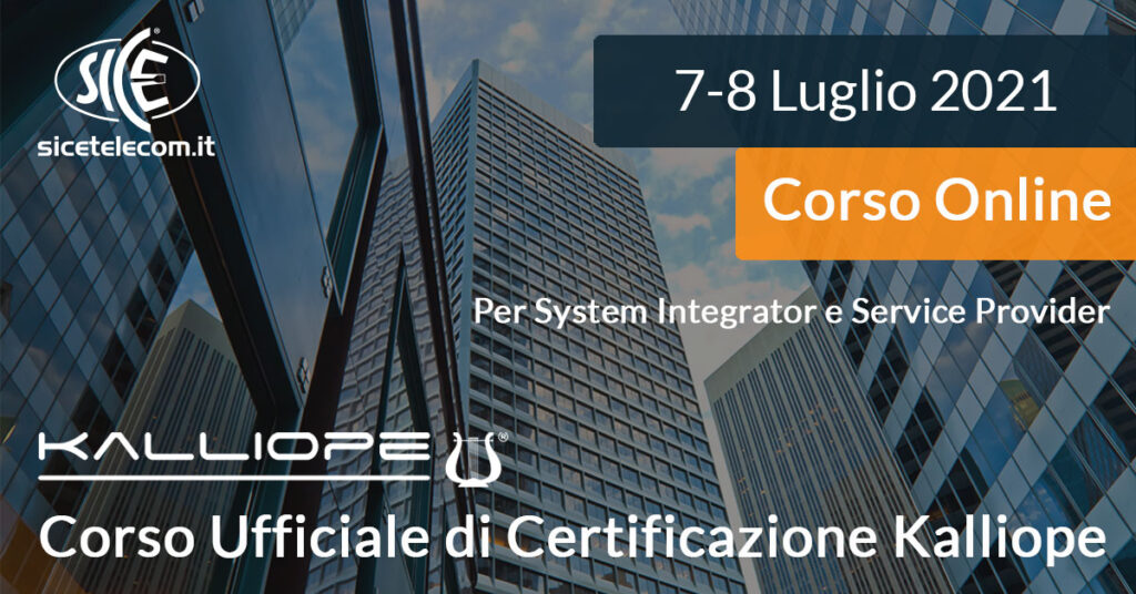 corso Kalliope 7-8 luglio 2021 SICE