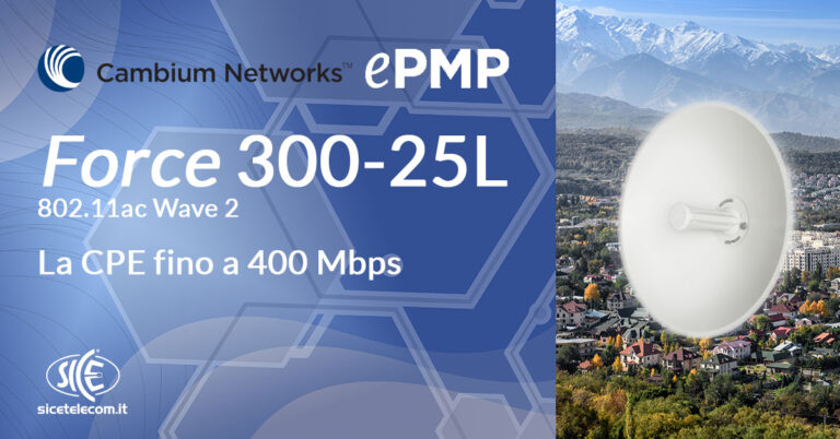 Cambium ePMP Force 300-25L SICE Telecomunicazioni