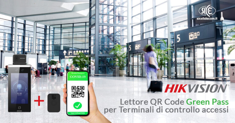 SICE Telecomunicazioni Lettore Green Pass Hikvision