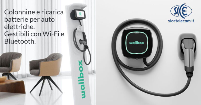 colonnine-e-caricabatterie-wifi-per-auto-elettriche-Wallbox - SICE Telecomunicazioni