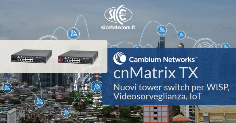 SICE distributore Switch Tower TX Cambium -