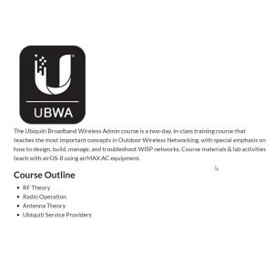 Ubiquiti SICE-UBWA | Ubiquiti Broadband Wireless Admin