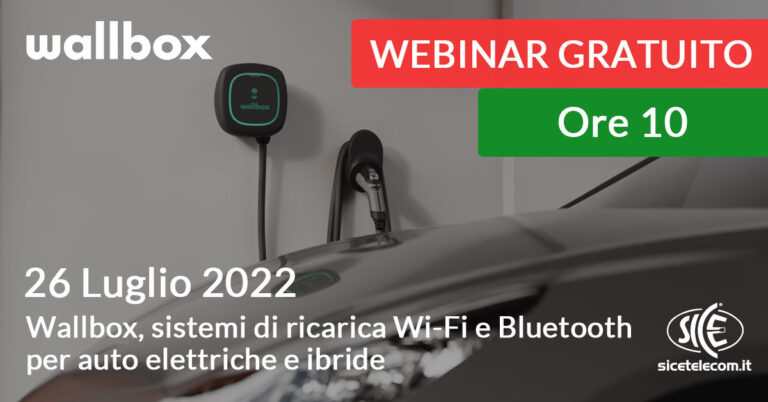 webinar Wallbox - SICE Telecomunicazioni