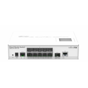 MikroTik | CRS212-1G10S1S+I | CloudRouterSwitch212-1G-10S-1S+IN Atheros QC8519 400MHz 1GLAN L5 | Switches