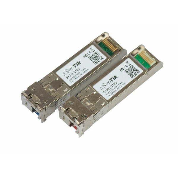 MikroTik | S+2332LC10D | Pair of bidirectional SFP 10G 10km modules(10G T1270nm/R1330nm | Accessories MikroTik
