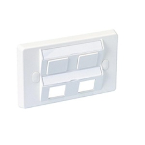 R115940 | Placca 503 a 4 pos. per         mod. Snap-in completa di 2 blind cover