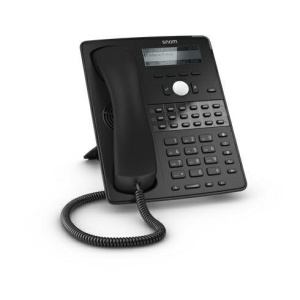 SNOM D725 | Snom 00003916 D725 telefono IP Gigabit Black - NO Alimentatore
