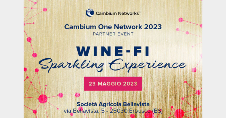 WINE-Fi Sparkling Experience evento annuale cambium 2023