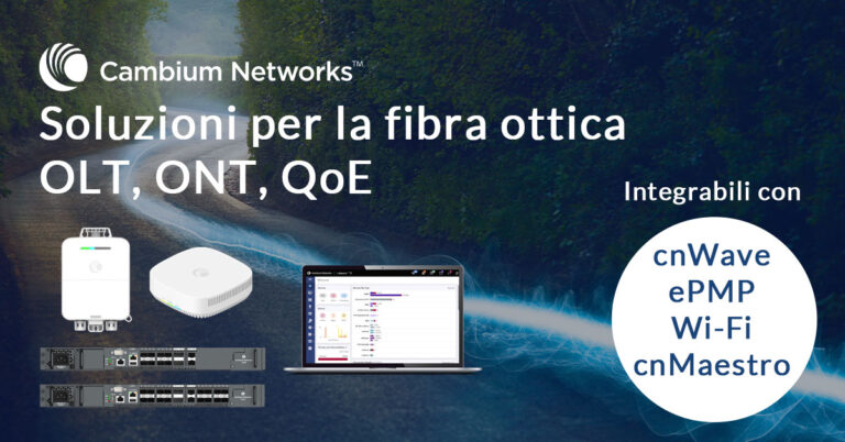 SICE-Nuova Combo PON Cambium per reti in fibra