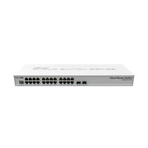 MikroTik | CRS326-24G-2S+RM | CloudRouterSwitch 800MHzCPU 512MB RAM 24GLAN 2SFP+ 1U L5 | Switches