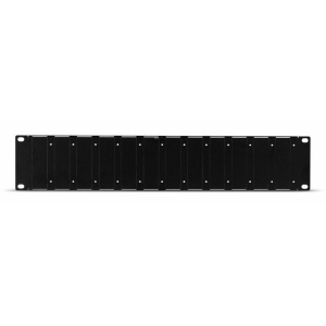 9dot STAFFA RACK-R | Standard 19" 2U Rack Adapter for max12 CMD/ASPI/SPI/SPP. RED