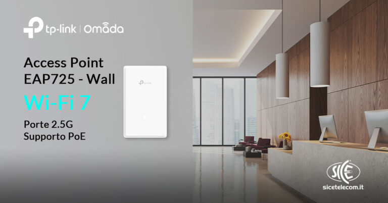 Scopri EAP725 Wall Wi-Fi 7 TP-Link Omada