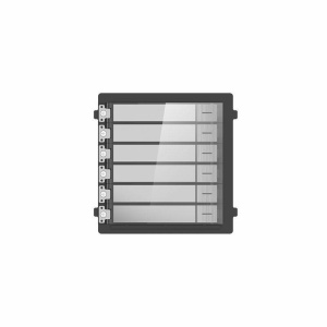 DS-KD-KK/S | Intercom modulo di espansione 6 pulsanti INOX