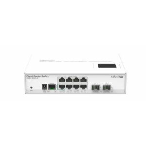 MikroTik | CRS210-8G-2S+IN | CRS with Atheros QC8519 400MHz 64MB RAM 8GLAN 2SFP+ L5 | Switches