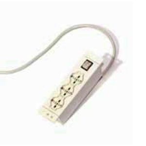 R116006 | Multipresa Schuko 3 posti rack 10 RAL7035