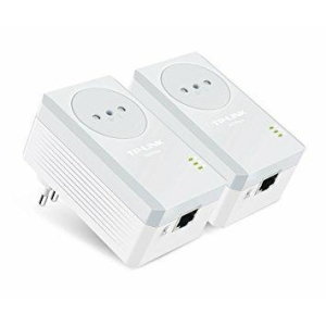 TL-PA4010P KIT | AV500 Powerline Adapter with AC Pass Through Starter Kit 500Mbps