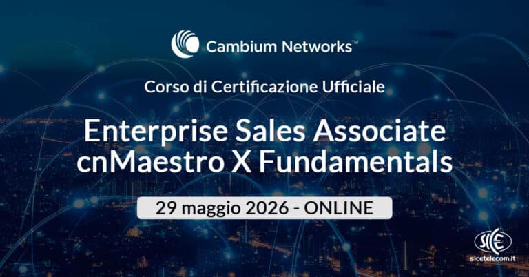 Cambium-cnmaestro-fundamentals corso maggio 2026