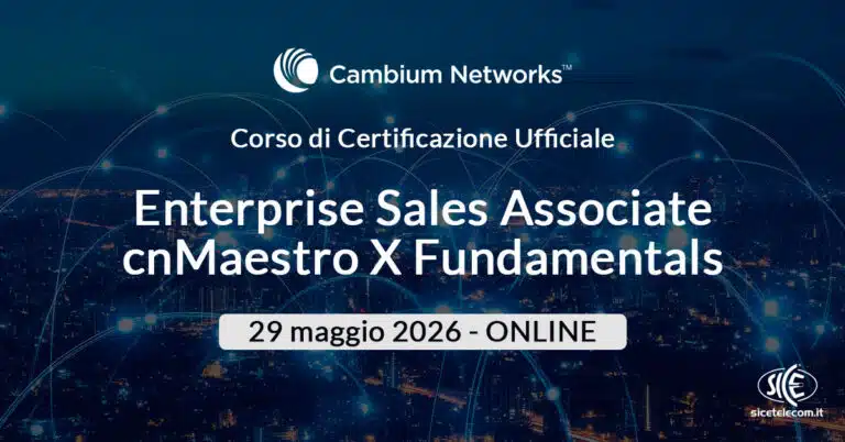 Cambium-cnmaestro-fundamentals corso maggio 2026