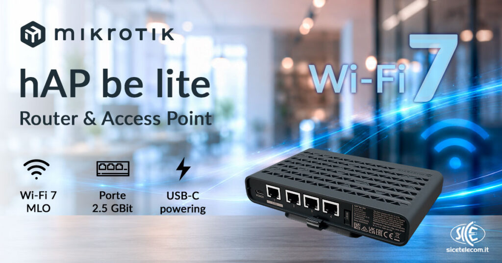 MikroTik-hAP-be-lite - SICE Telecomunicazioni