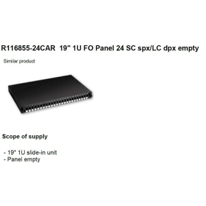 R116855-24CAR | PANNELLO PER 24 SC SPX 24 LC DPX VUOTO Completo di croci