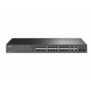 T1500-28PCT | 24Port 10/100Mbps 4Port Gigabit PoE+ Smart Switch 24 10/100