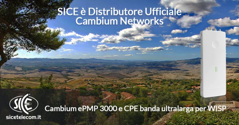 Cambium ePMP 3000 SICE distributore ufficiale