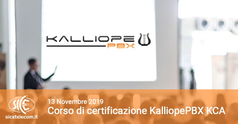 Kalliope KCA novembre 2019