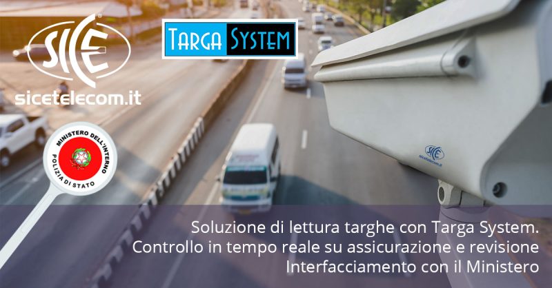 Soluzione di lettura targhe Targa System: controllo in tempo reale su assicurazione