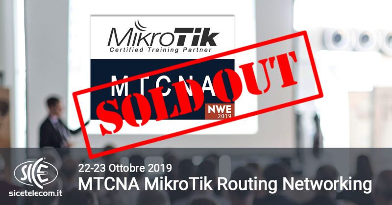MTCNA NWE 2019 SOLD OUT