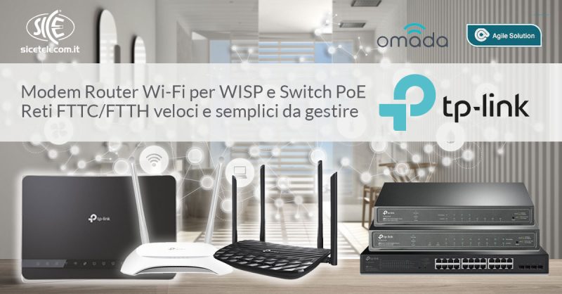 Modem Router TP-Link FTTC FTTH per wisp - SICE