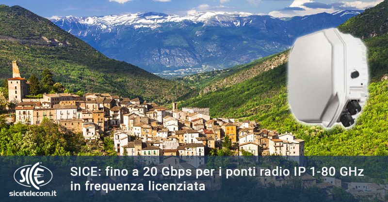 SICE Ponti radio licenza ministeriale