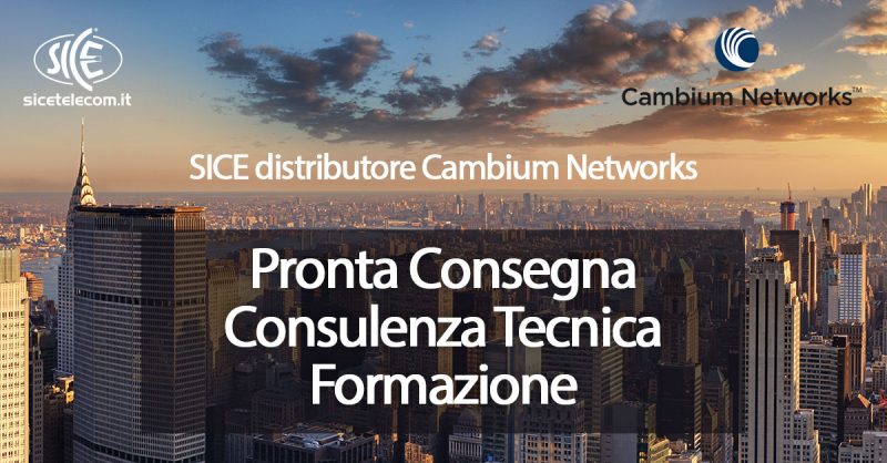 SICE distributore Cambium Networks