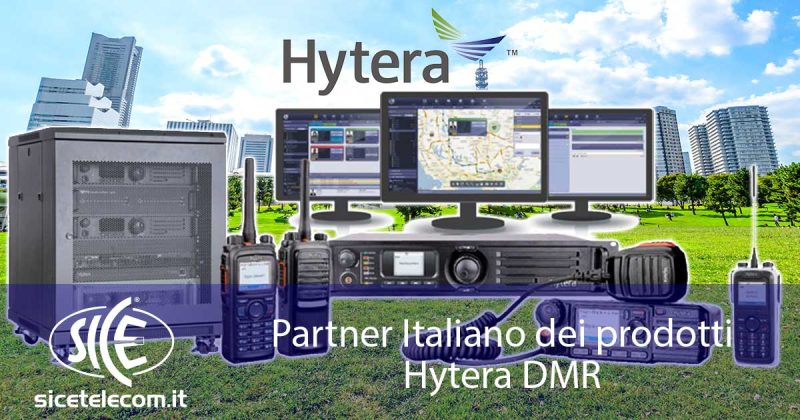 SICE Partner Ufficiale Hytera per la linea di prodotti DMR