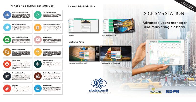 SICE SMS STATION novità