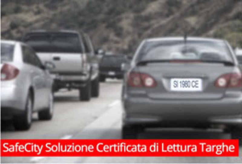 SAFECITY nuova Soluzione per la Lettura Targhe avanzata