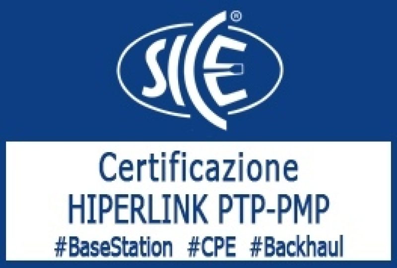 5-6 Giugno 2019: Corso SICE HIPERLINK PTP-PMP 5-6 Giugno 2019: Corso SICE HIPERLINK PTP-PMP