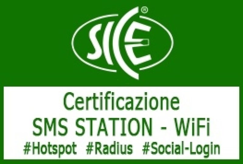 24-25 Ottobre 2019: Corso SICE Certificazione SMS STATION - WiFi presso NWE 2019